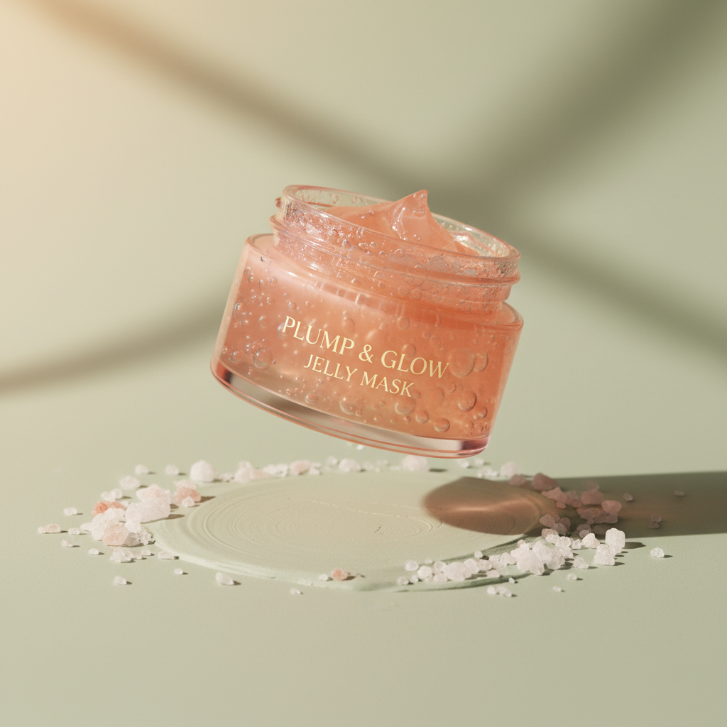 Plump & Glow Jelly Mask – Rose Salt